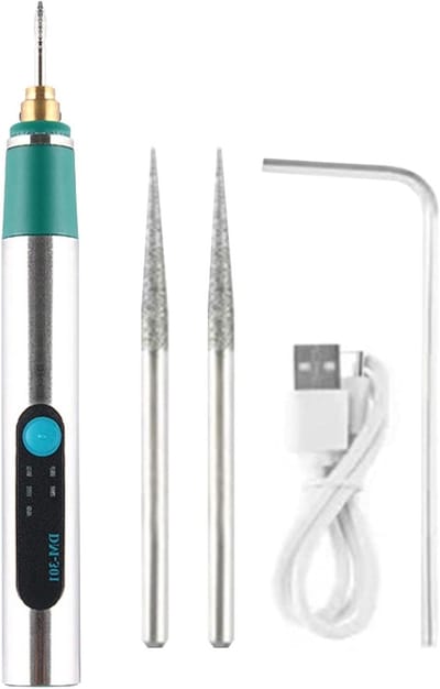 Graveerpen Set - Dremel Tool - Precisie Graveren - Draadloos USB Opladen - 125x16mm - Veelkleurig