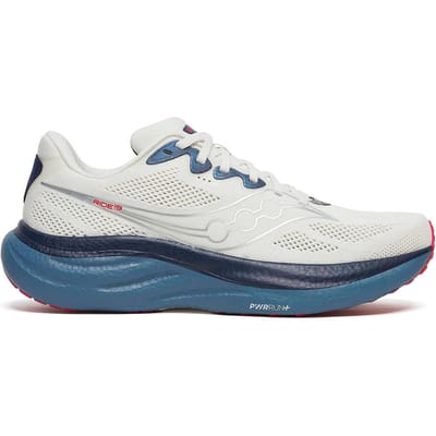 Saucony Ride 19 Neutrale schoen Heren-crème, blauw