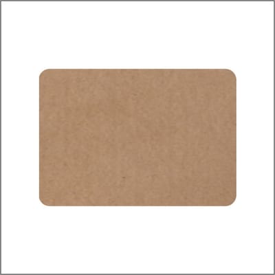 Sticker - "BRUIN (KRAFT)" - Etiketten - 36x25mm - 1000 Stuks - Sluitzegel - Sluitsticker - Premium Kwaliteit