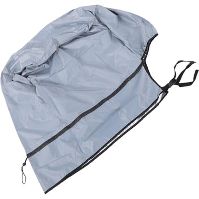 Housse de protection anti-poussière pour moteur hors-bord, étanche à l'eau et au soleil, protection extérieure pour moteur marin, compatible avec moteurs de 115 à 225 chevaux Fit 115-225 Horsepower Motor 76x66x76/97cm gray