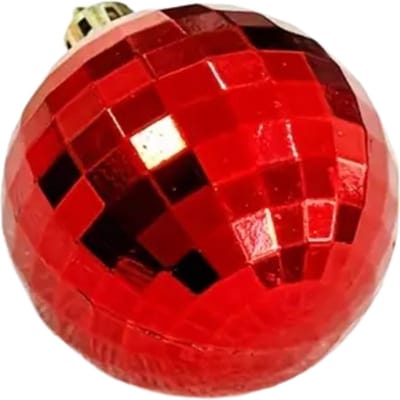 Bovista Kerstballen - Kerstversiering - Plastic - Kerstballenset - Rood - 24 stuks