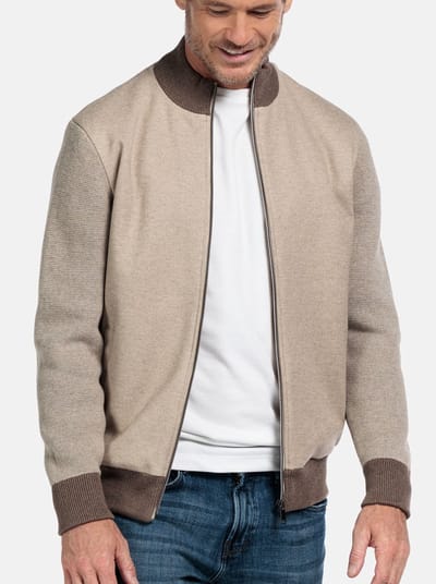 Baileys - Sweatvest - Heren - L - Kiezel - Katoen - 522093