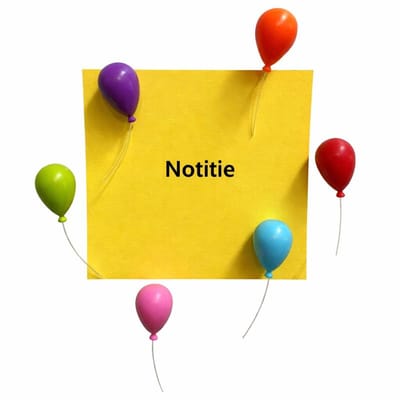 TLVX 6 stuks kleine 3D Ballonnen Magneten / Leuke Koelkast Magneten / Sterke Foto magneten / Whiteboard Feest magneten / Speel- en Leer Magneten / School / Boodschappenlijst / Notitie / Memo bord / Kantoor / Schoolbord / Magnetisch / Kleur Magneetjes