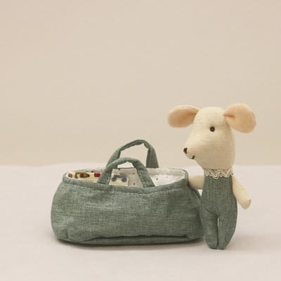 Legmic Schattig Pluche Muis Speelgoed Zachte Babypop Klassiek Cartoon Cadeau voor Kinderen Verjaardagscadeau 10cm