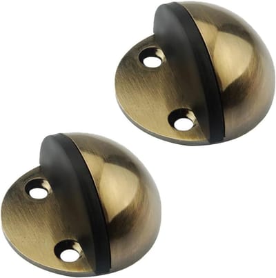 Deurstoppers - Halve Maan - Muren Beschermen - Rubberen Buffer - 2 Stuks - Brons