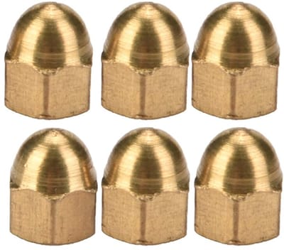 Dailygoods- Eikelmoer Set - Messing M3 20 Stuks - Bevestigingsmiddelen - Zeskantmoeren - Duurzaam - Voor Voertuigen - Bevestigingsmoeren