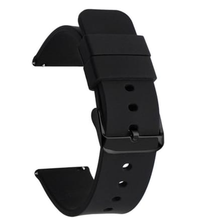 Horlogeband - British Elegance Watchstraps - 22MM - Siliconen