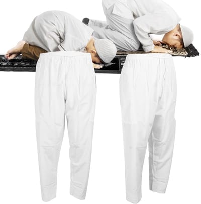 Cosensi - Dailygoods - Afghaanse Herenbroek met Elastische Tailleband en Steekzakken