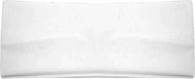 Haarsoires Haarband Stof 7cm - Basic - Effen Kleur - Wit - Comfortabel & Elastisch – Voor Sport of Dagelijks Gebruik