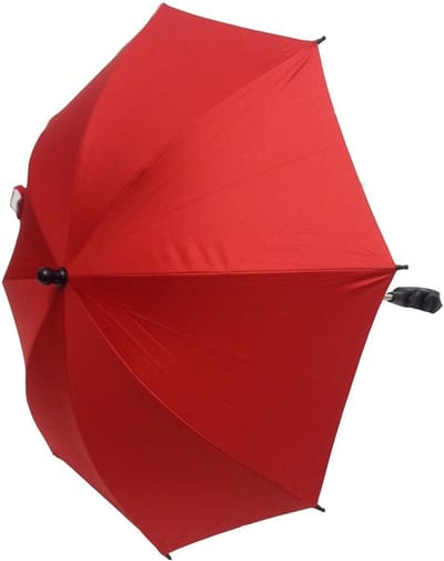 Universele kinderwagen parasol 360 graden verstelbaar rood