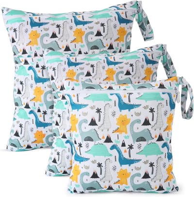 Waterdichte Wasbare Reistassen Set - 3-in-1 Natte en Droge Luiertassen voor Baby, Sport en Yoga