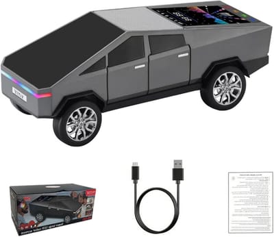 Draagbare Luidspreker - Truck Replica - Muziek Luisteren - Stereo Koppeling - 31 x 13 x 13 cm - Grijs