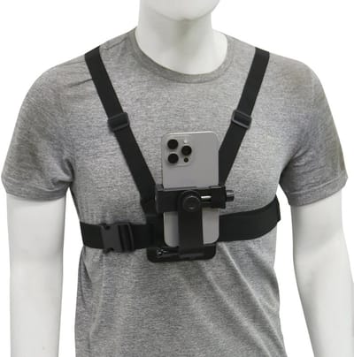 Mobiele telefoon borstband houder telefoonclip sportcamera POV