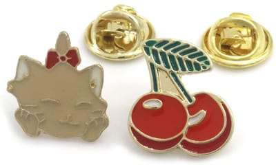 Set Sierspelden – Kat & Kersen – Pins – Schattige Details – 2 stuks