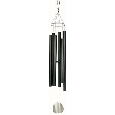 Metalen Aluminium Buis Stemming Muziek Windgong Europese en Amerikaanse Huis IJzeren Tuin Windgong Hangende Decoratie black