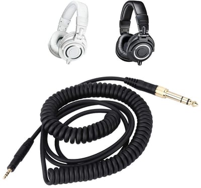 Dailygoods- Vervangingskabel Slijtvast - Hoofdtelefoon Kabel - Audio Kabel 3.5mm Jack - Verlengkabel - Duurzaam - Hittebestendig