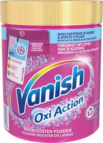 Vanish Oxi Action - Vlekkenverwijderaar Poeder - Gekleurde Was - 1 Kg