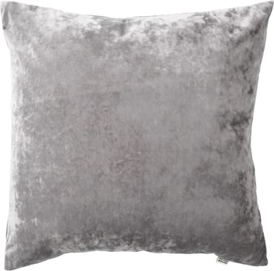Dutch Decor SKY - Kussenhoes velvet 45x45 cm - Micro Chip - lichtgrijs - met rits - zonder binnenkussen