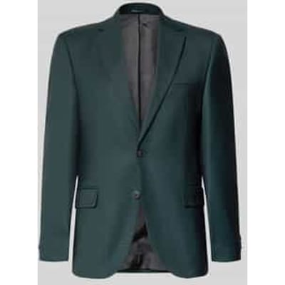 regular fit 2-knoops colbert met viscose
