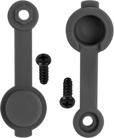 Afvoerplug Set - Watersport Accessoires - Waterdicht Kajakken - Flexibel Rubber Materiaal - 2 Stuks - Grijs