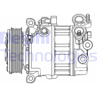 Compressor airconditioning DELPHI CS20512