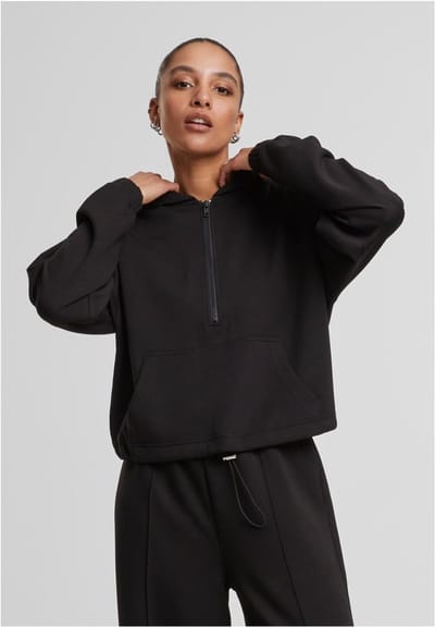 Urban Classics - Soft Touch Vest met capuchon - XXL - Zwart
