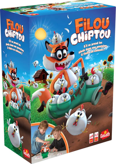 Goliath Filou Chiptou bordspel 2-4 spelers veelkleurig veelkleurig