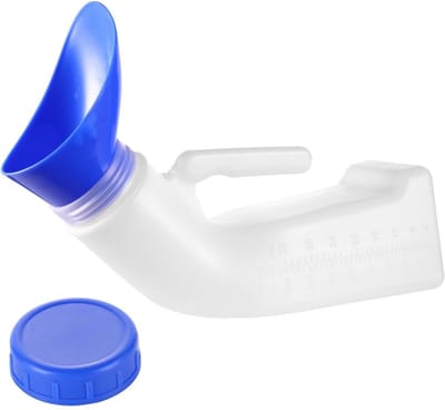 DailySupplies® Urinaal Mannen - Plasfles Vrouw - Met Deksel