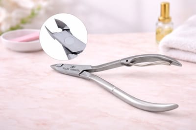Belux Surgical Instruments /Nagelriemknipper 10 cm – RVS – 6 mm Snijbek – Enkele Veer – Precisie Cuticle Nipper – Steriel Verpakt (Niet Steriel)
