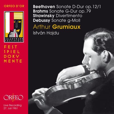 Istan Hajdu Arthur Grumiau - Beethoven, Strawinsky+; Grumiaux (CD)