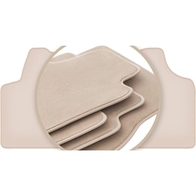 PREMIUM beige vloermatten voor: Fiat Scudo II bestelbus 2007-2016
