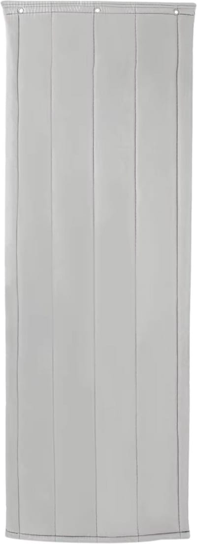 Deurgordijn - Vliegengordijn - Voor Winterisolatie en Privacy - Grijs 70× 200 cm