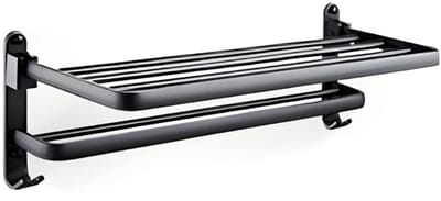 DailySupplies® Handdoekrek Badkamer - Handdoekhouder - Zwart