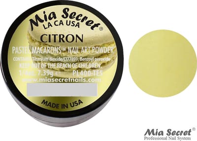 Pastel Macarons Acrylpoeder Citron