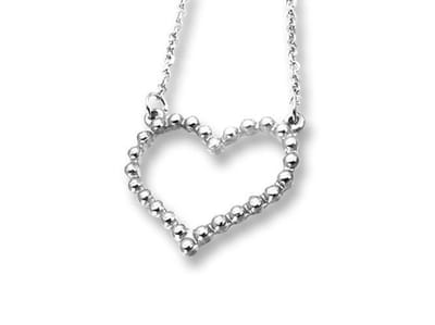 Amanto Ketting Elna Hart - 316L Staal - Hart - 20x22mm - 45cm