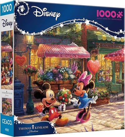 Ceaco - Thomas Kinkade - Disney - Mickey & Minnie Sweetheart Café - Puzzle 1000 pièces / Stukjes