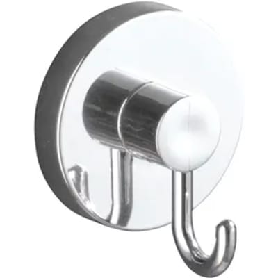 Wenko Haakset Vacuum-loc Rond 2 Stuks Zelfklevend Chroom