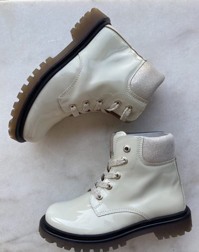 Lunella meisjesbootie wit maat 28