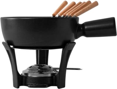 Thuys - Kaasfondue Set Zwart - Fondueset Nero 1,3 Liter