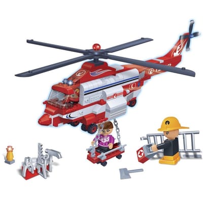 BanBao Brandweer Brandweer Helikopter - 8315