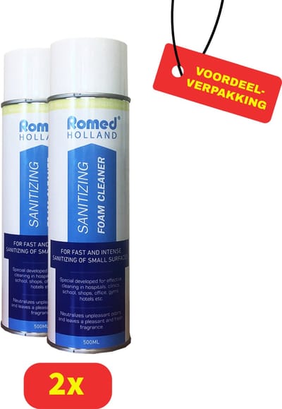 Romed Desinfectie Schuimreiniger - 2 x 500 ml - Voordeelverpakking