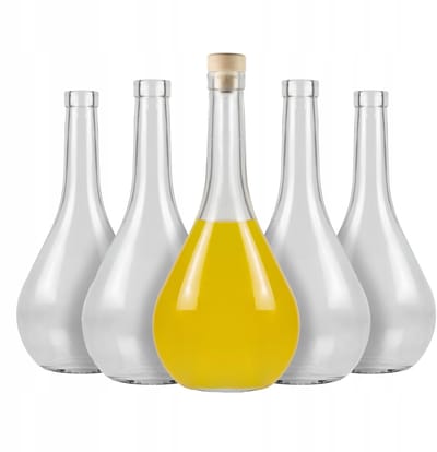 Bimberek - Serie - Glazen Fles - 500ml - Elegant en Duurzaam