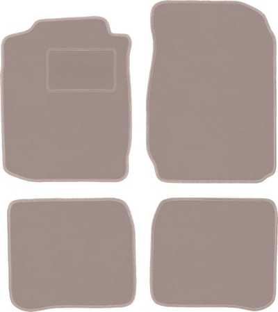 Beige veloursmatten voor: Toyota Corolla E11 hatchback (1997-2001)