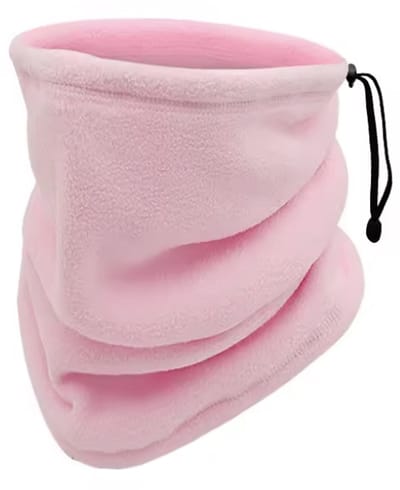 Roze fleece col - Roze shawl - Nekwarmer - Roze - Buf - Gezichtsmasker - Fleecestof - Skishawl - Motorshawl - 1 stuk - CHPN
