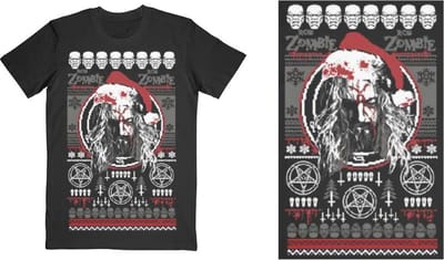 Rob Zombie - Bloody Santa Heren Tshirt - S - Zwart