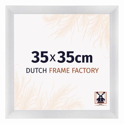 Fotolijst 35x35 cm - MDF - Zilver Mat - Praag