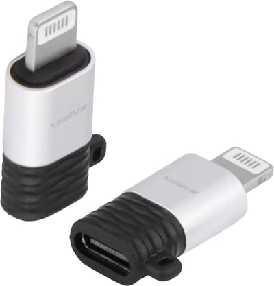 2x Usb C Verloop Converter - geschikt voor Apple Lightning naar USB-C (Female) - OTG Adapter - Verloopstuk geschikt voor AirPods, AirPods Pro en AirPods Max met Lightning, iPad en iPhone 14 13 12 11 X naar USB C Verloopstuk Koppelstuk