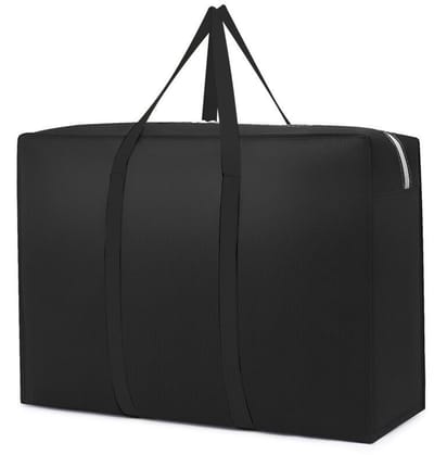 Opbergtas met extra grote inhoud – Non-woven draagtas – Organizer – Duurzame allesdrager – Campingopslag – Ideaal voor het opbergen van beddengoed, dekbedden, kleding en kussens – Reisopslag - 50x25x30