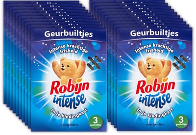 Robijn Geurbuiltjes - Intense Morgenfris - 20 x 3 Stuks - Grootverpakking