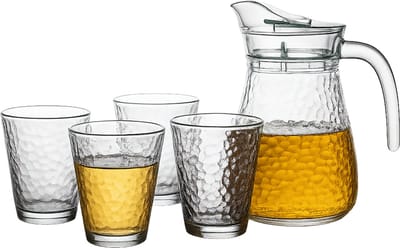 Cheffinger Glazen Set met Karaf - Set van 5